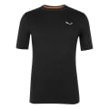 Salewa Funktionsunterwäsche Tshirt Cristallo Warm (aus Merinowolle) schwarz Herren